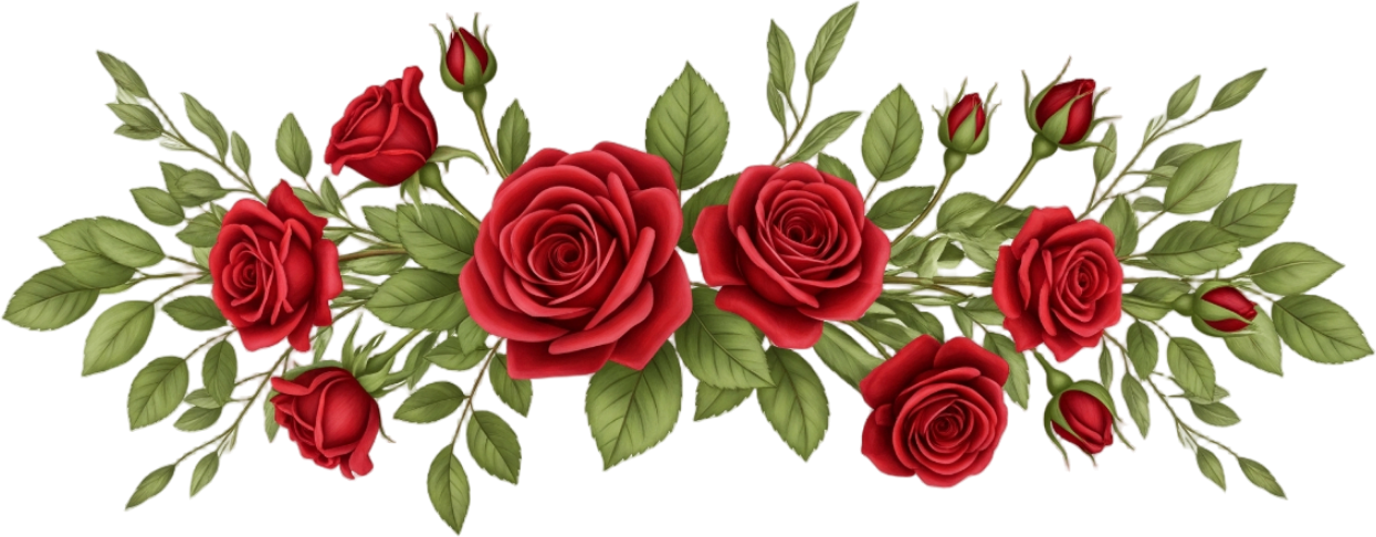 Separador de Rosas Rojas